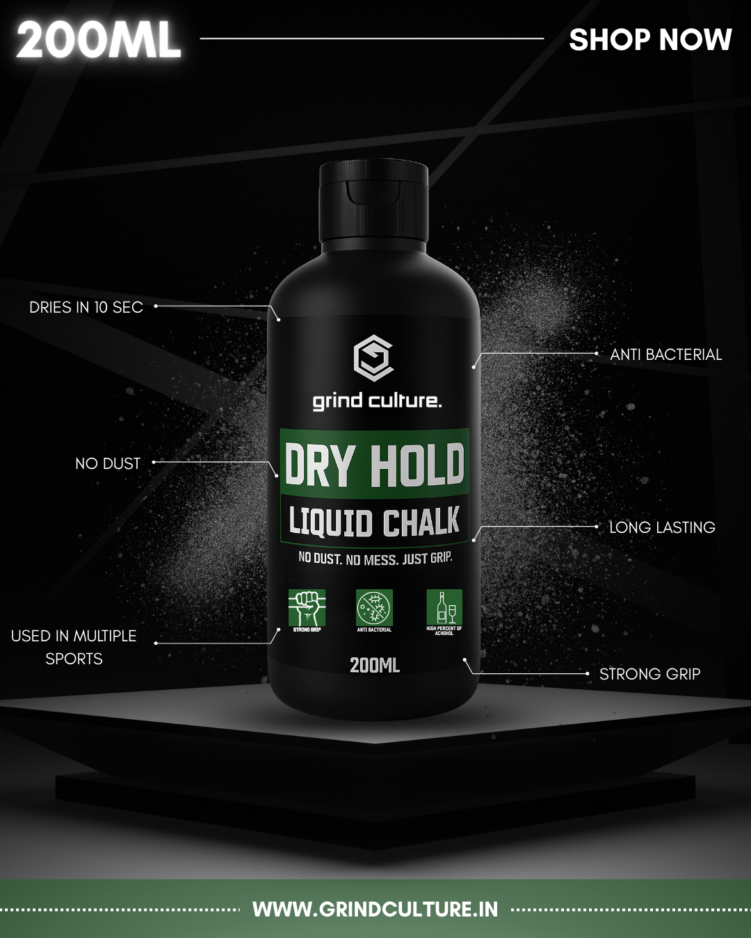Dry Hold - Liquid Chalk (200ML)