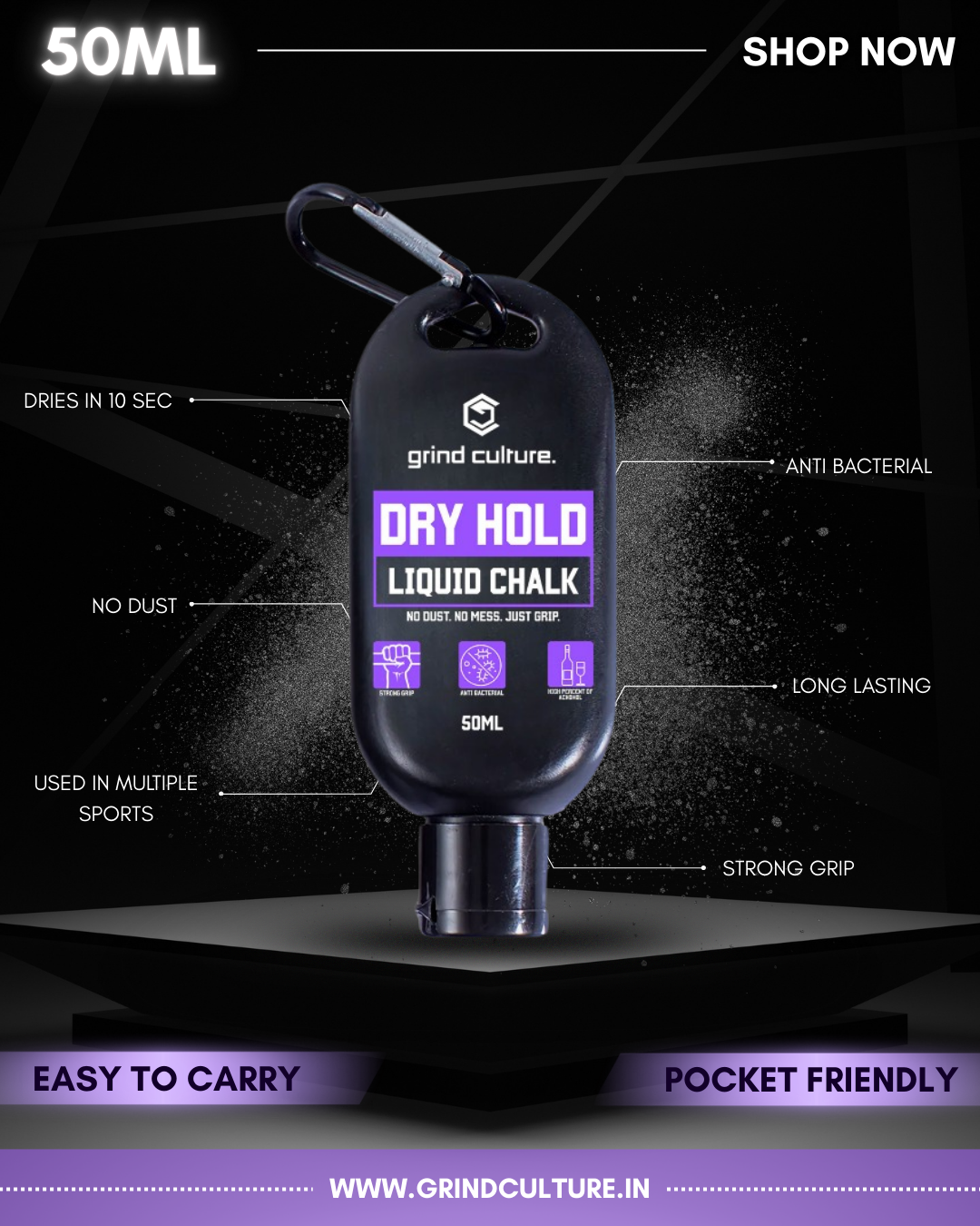 Dry Hold - Liquid Chalk (50ML)