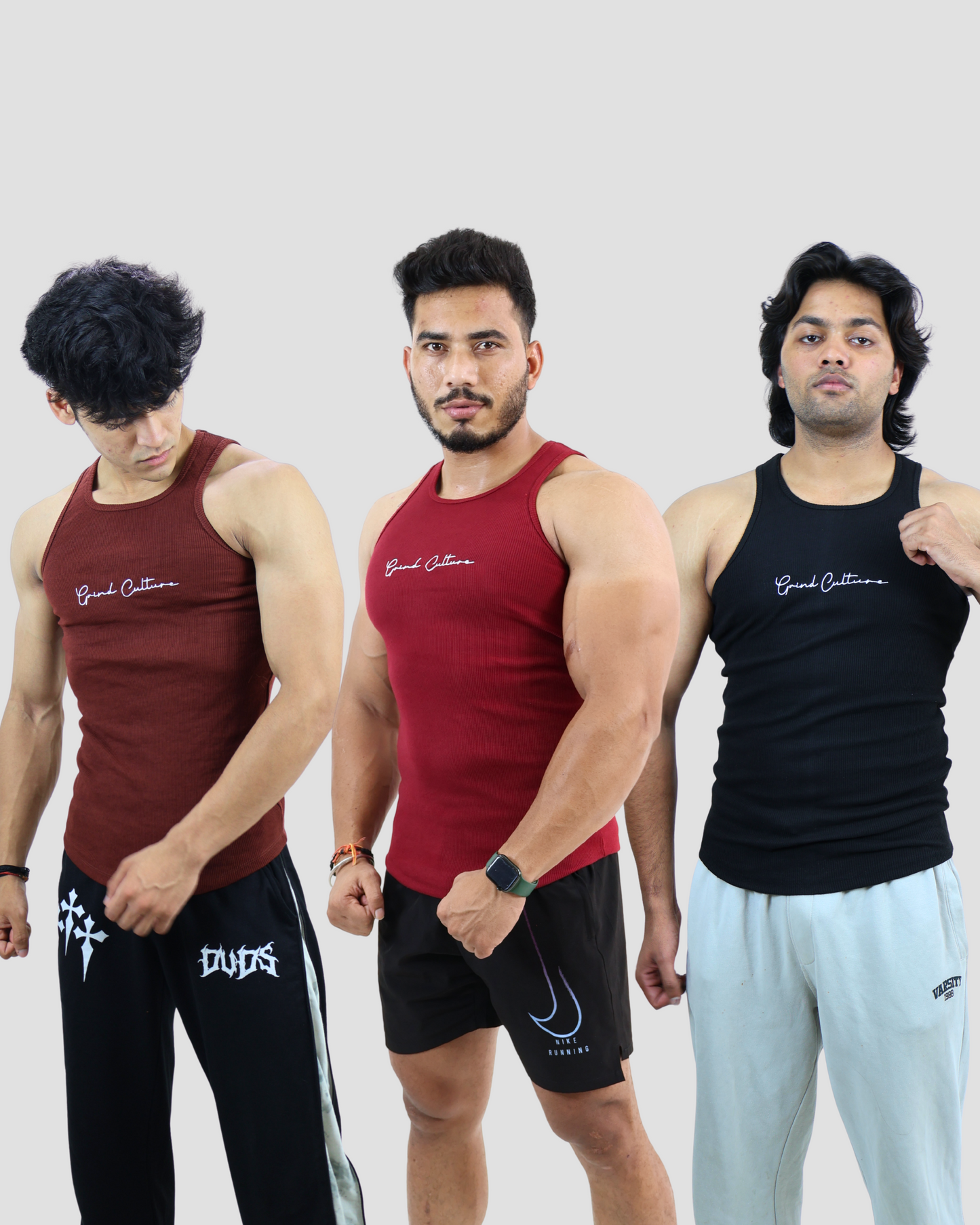 Contour Ribbed Vest - 3 Pack Combo