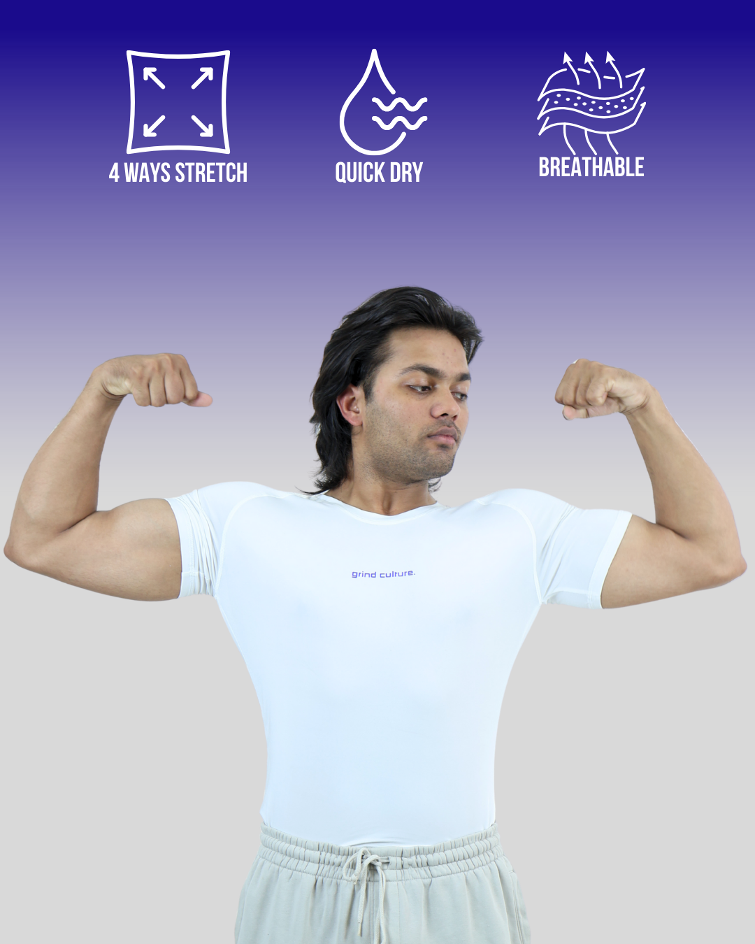 Grind Half Sleeves Compression