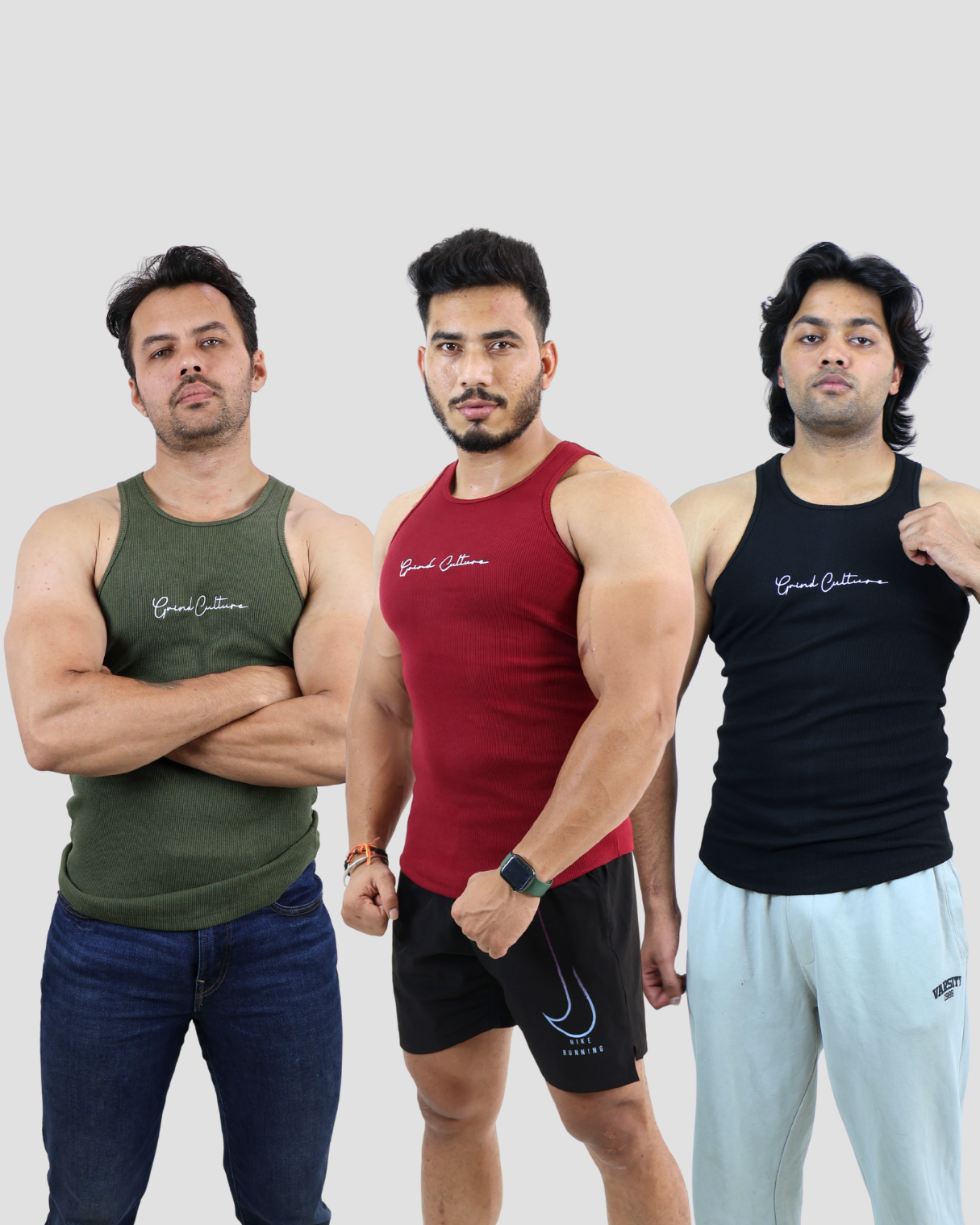 Contour Ribbed Vest - 3 Pack Combo