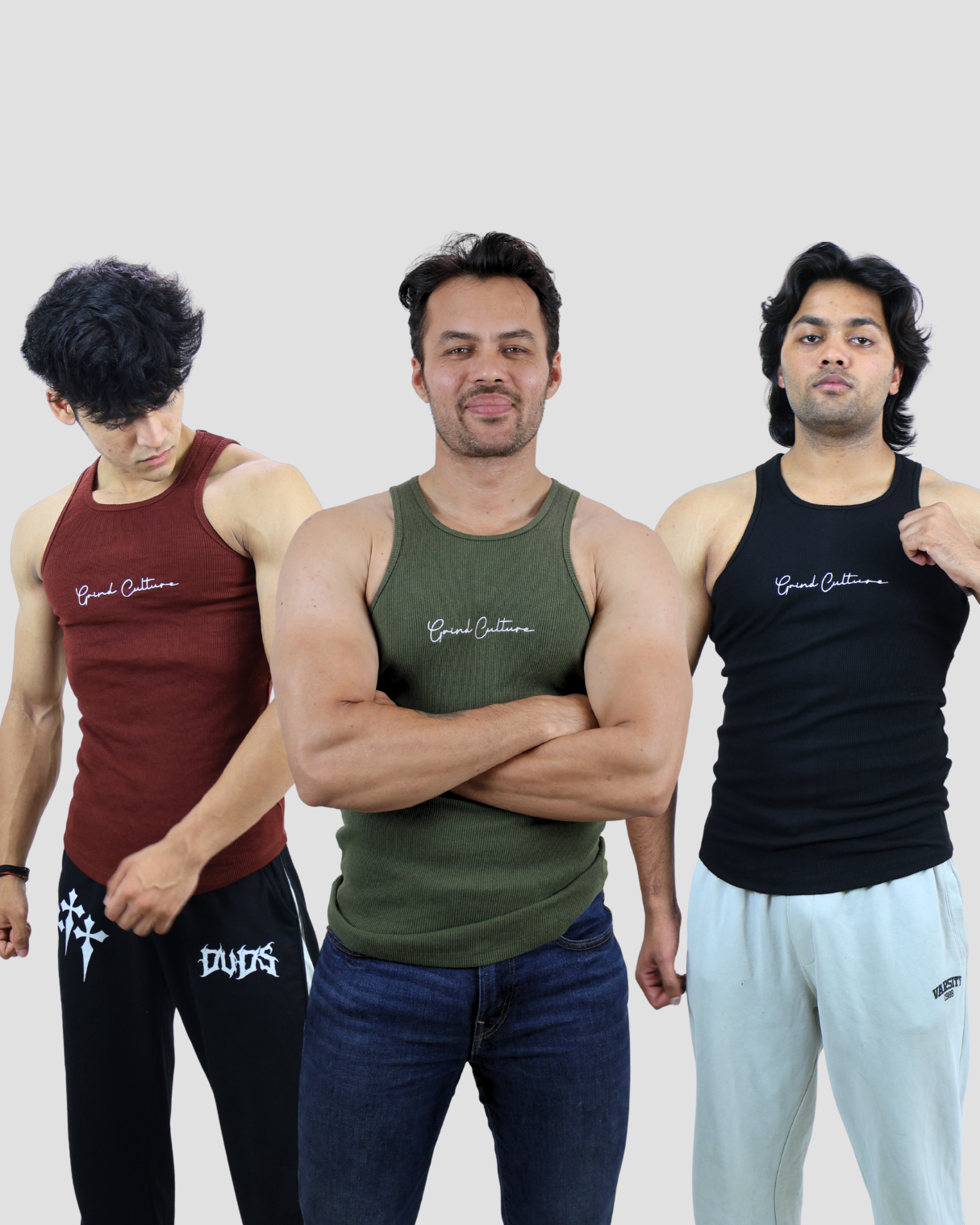 Contour Ribbed Vest - 3 Pack Combo