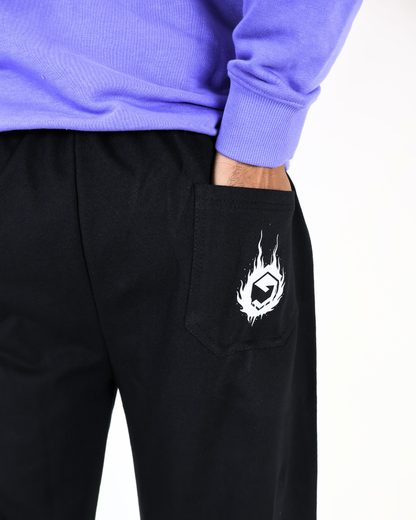 Venomous Loose Fit Joggers Black