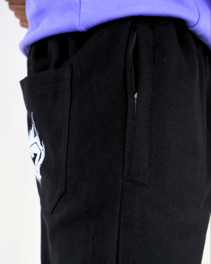 Venomous Loose Fit Joggers Black