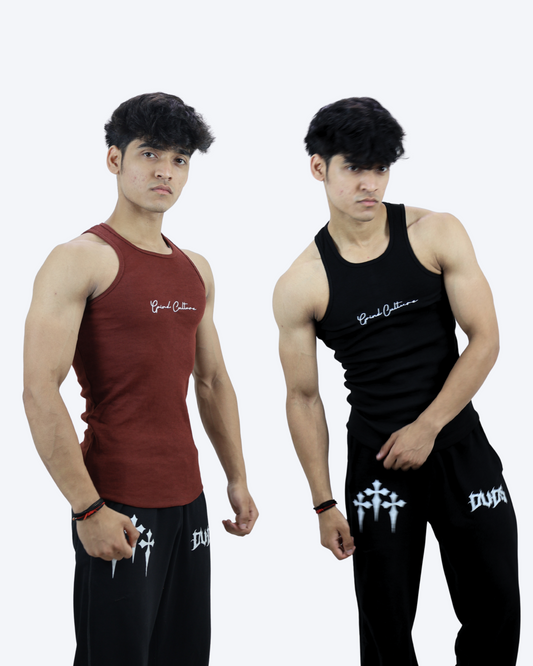 Contour Ribbed Vest - 2 Pack Combo