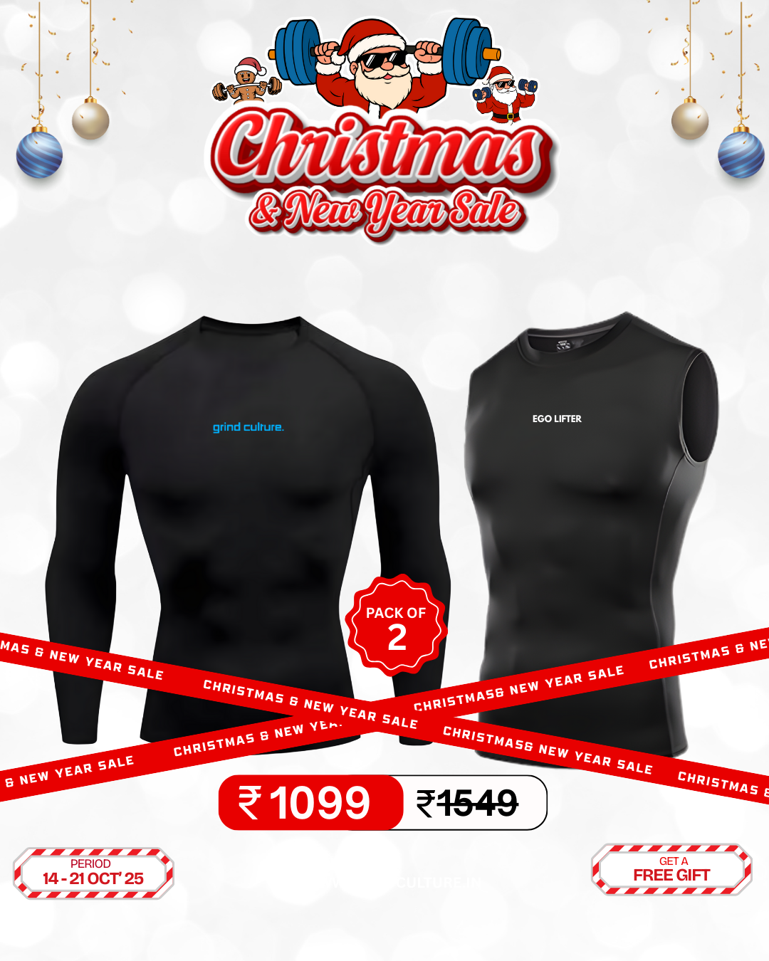 Grind Full Sleeves Compression + Compression Tank Combo